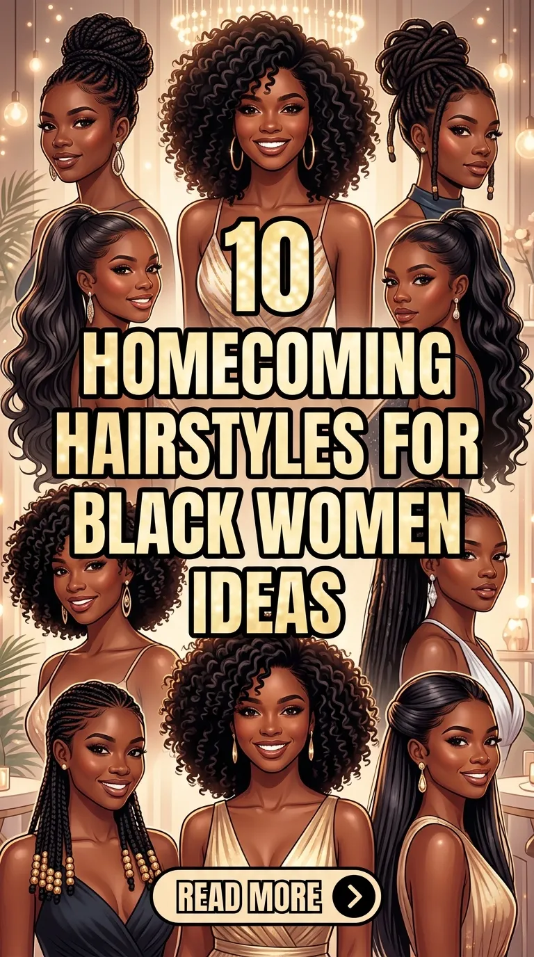 10 Homecoming Hairstyles For Black Women Ideas