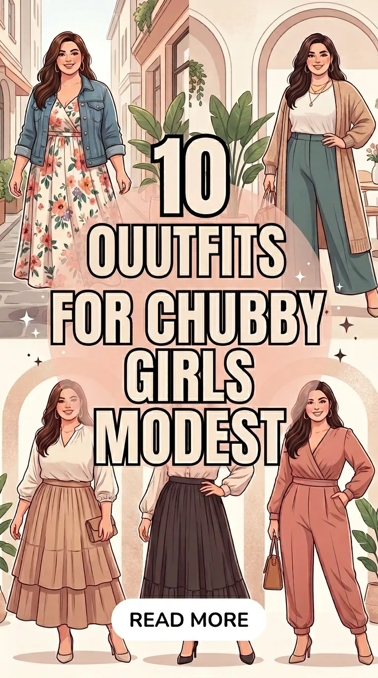 10 Outfits for Chubby Girls Modest Ideas