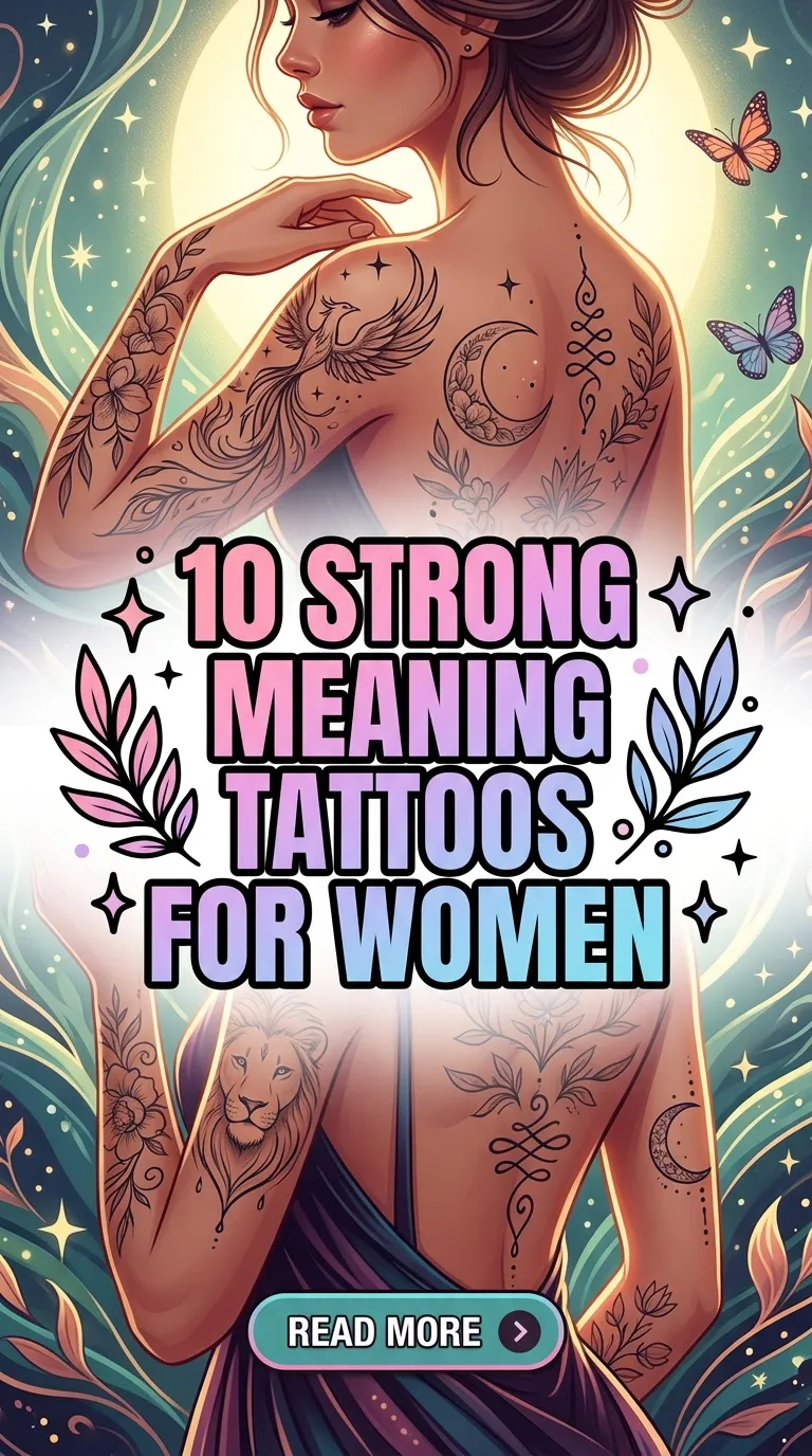 10 Strong Meaning Tattoos for Women Ideas