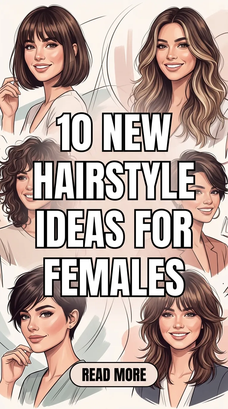 10 New Hairstyle Ideas for Females