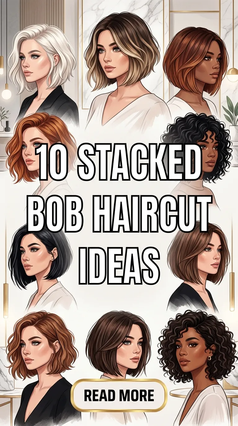 10 Stacked Bob Haircut Ideas