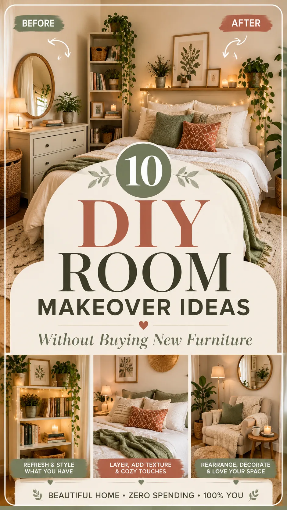 10 DIY Room Makeover Ideas Using What You Own