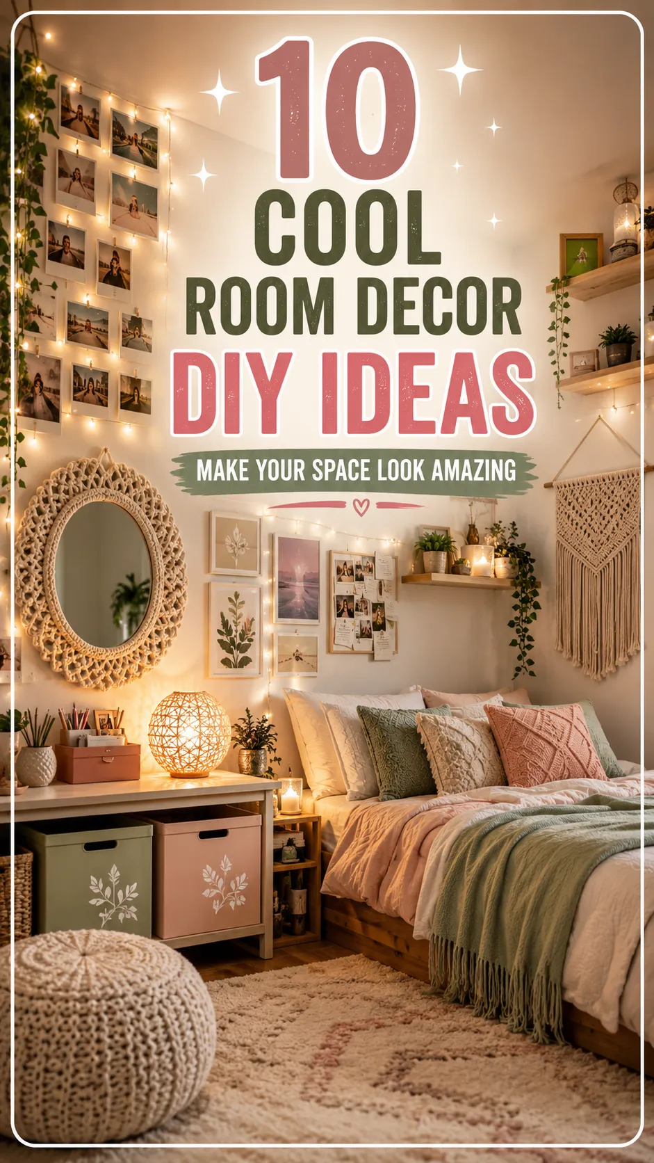10 Cool Room Decor DIY Ideas for a Stylish Space