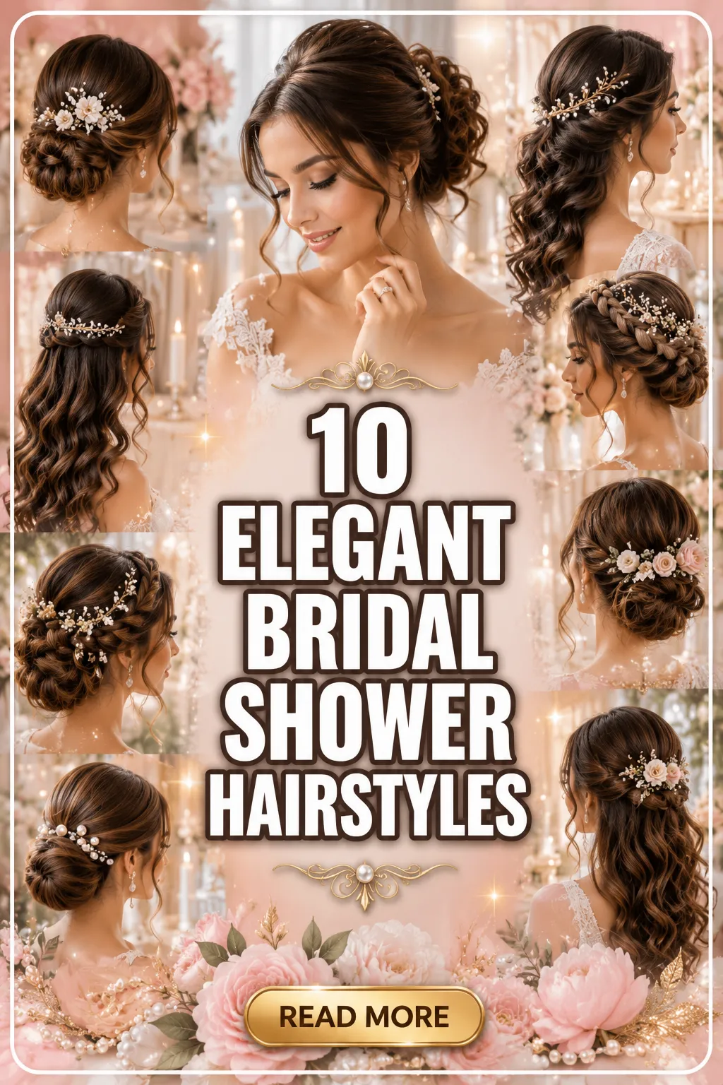 10 Elegant Bridal Shower Hairstyles