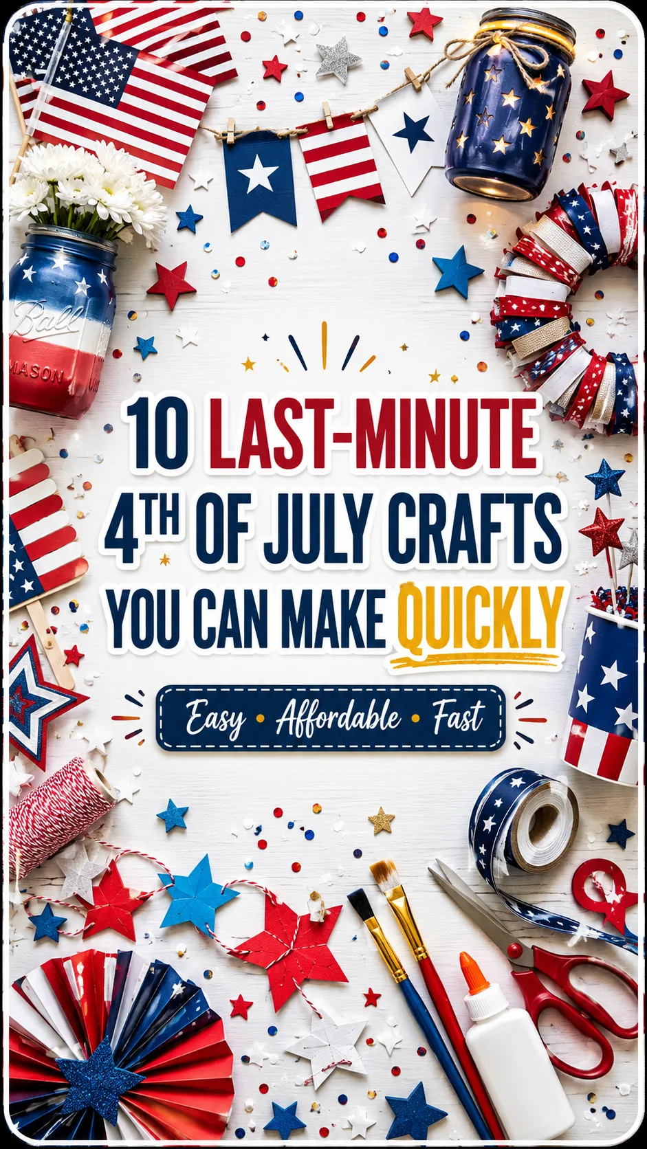 10 Last-Minute 4th of July Crafts to Make Fast