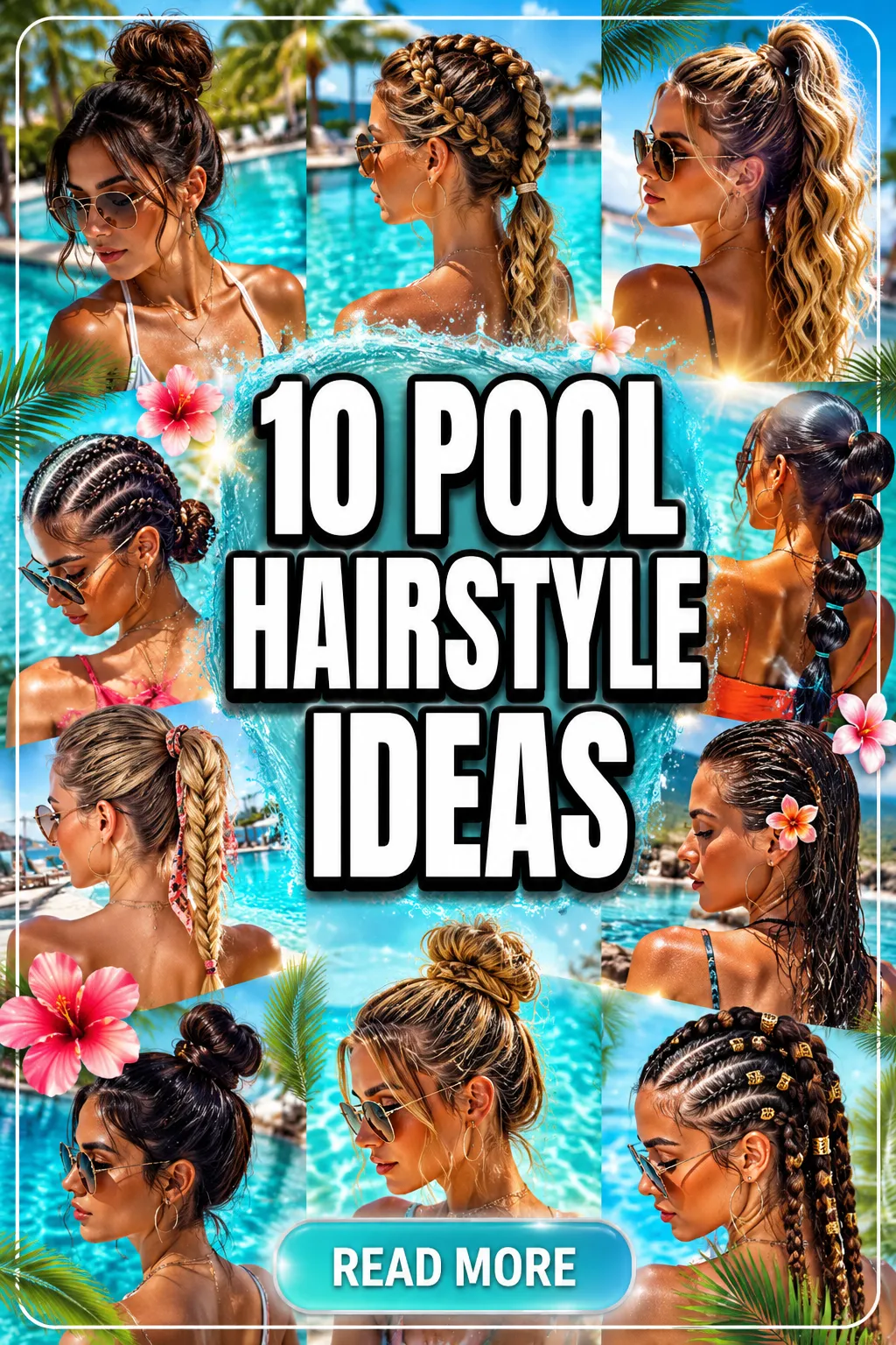 10 Pool Hairstyle Ideas