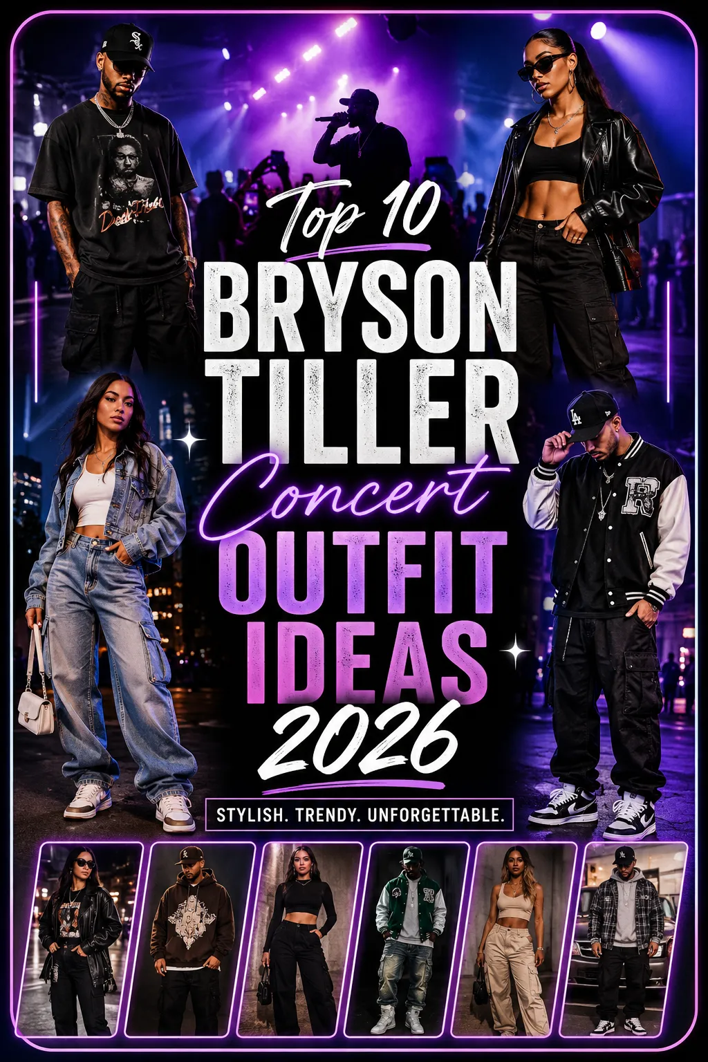 Top 10 Bryson Tiller Concert Outfit Ideas