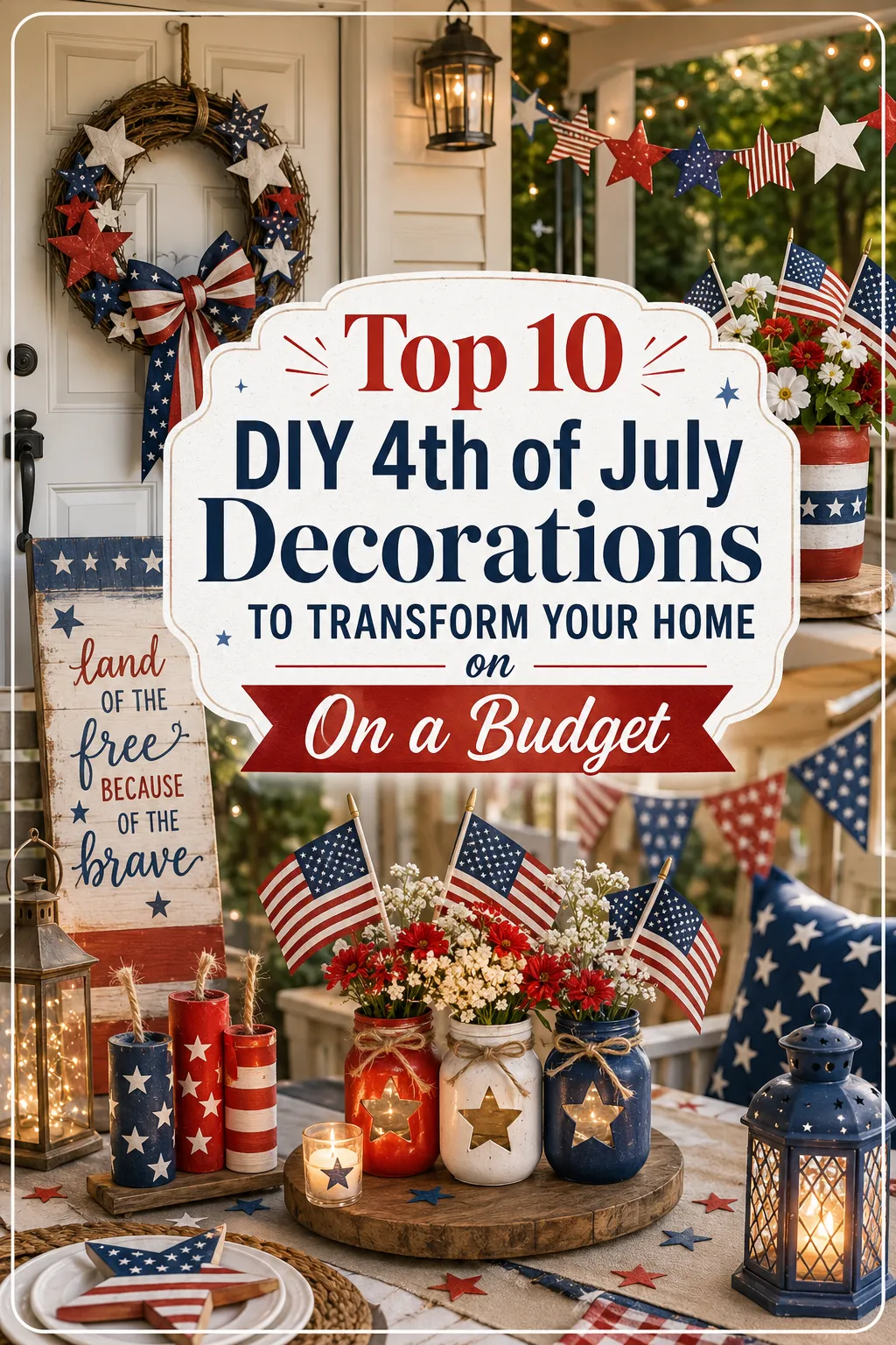 Top 10 DIY 4th of July Decorations