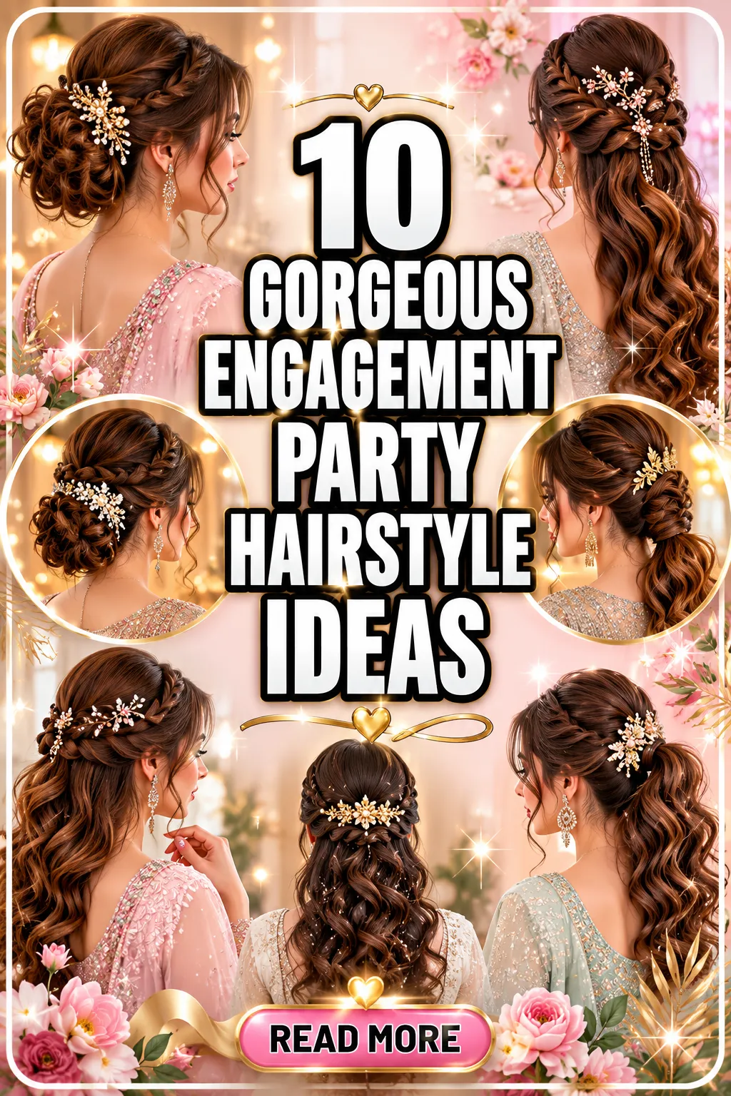 10 Gorgeous Engagement Party Hairstyle Ideas
