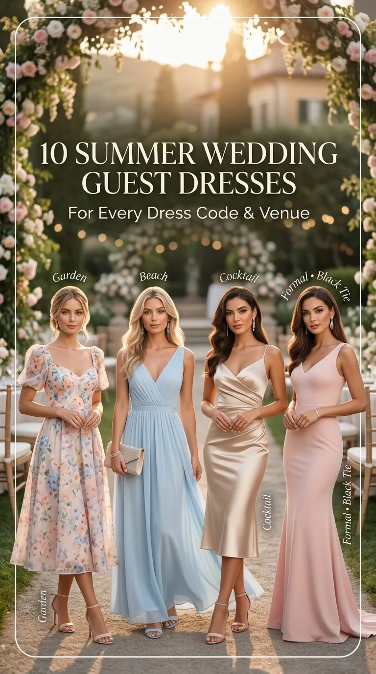 10 Summer Wedding Guest Dresses for Every Dress