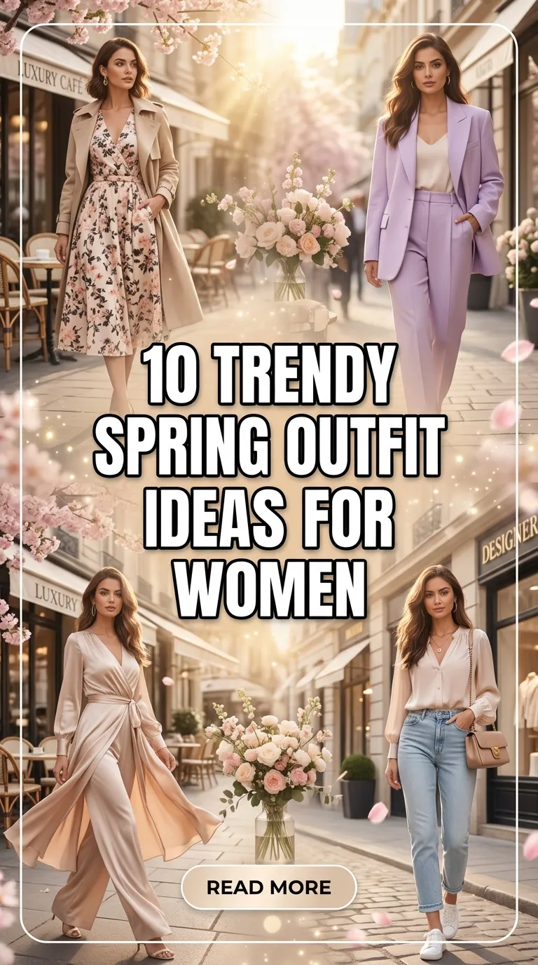 10 Trendy Spring Outfit Ideas For Women