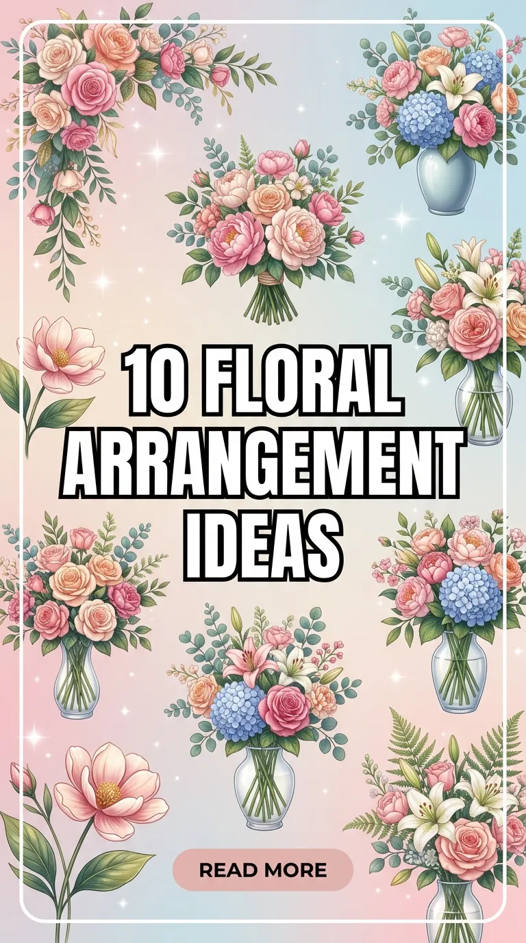 10 Floral Arrangements DIY Ideas.