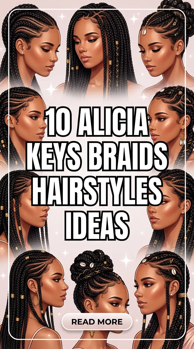 10 Alicia Keys Braids Hairstyles Ideas