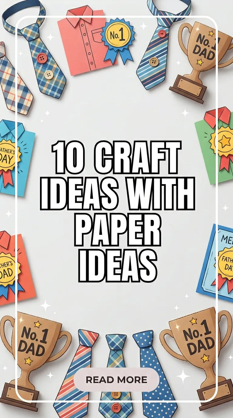 10 Easy Father’s Day Craft Ideas from Kids