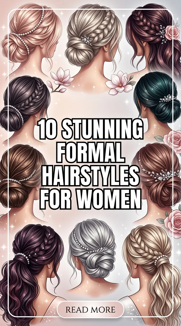 10 Stunning Formal Hairstyles for Women