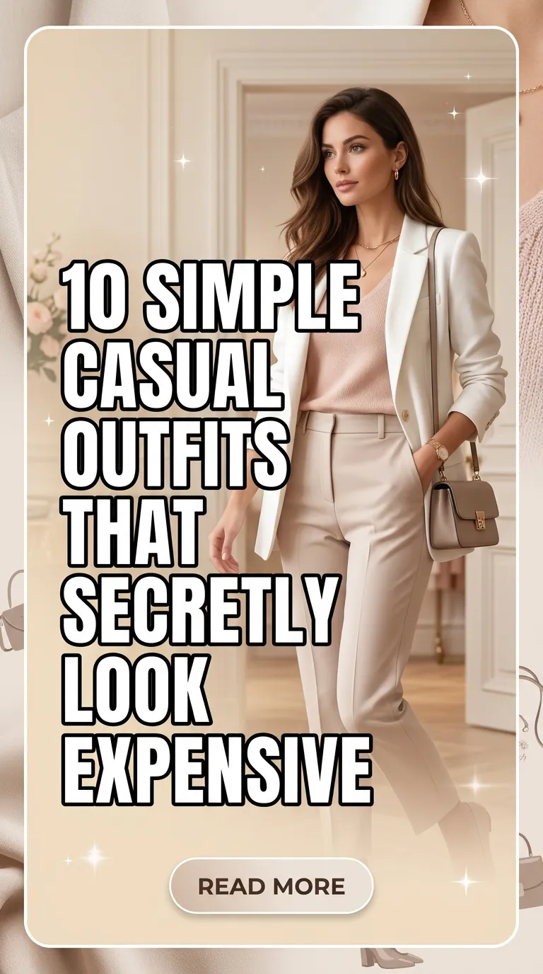10 Simple Casual Outfits That Secretly Look Expensive